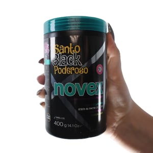 Imagem do produto Máscara Novex Santo Black Poderoso 400g – Hidratação e Brilho