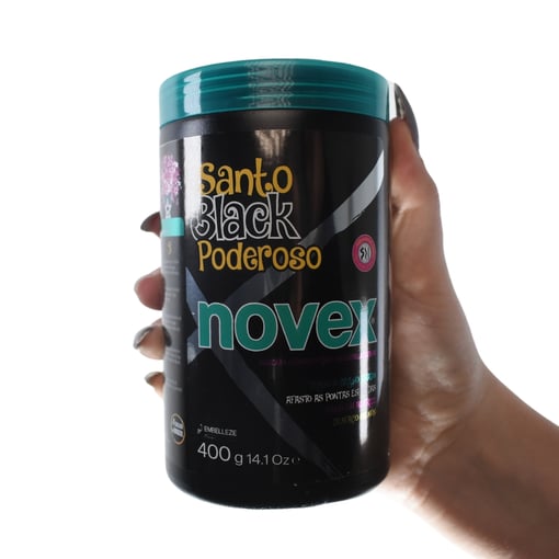 Máscara Novex Santo Black Poderoso 400g – Hidratação e Brilho-988-888