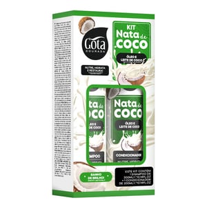 Imagem do produto Gota Dourada Nata De Coco Kit Hidratante Champô E Condicionador