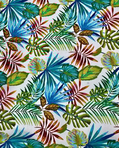 Crepe Estampado Folhas