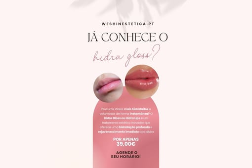 Hidra Gloss: Hidratação e Rejuvenescimento para os Lábios
