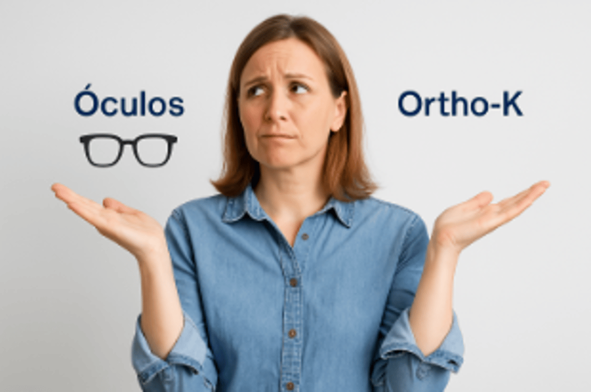 Ortho-K com Lentes DRL vs. Óculos: Miopia Controlada em 80%