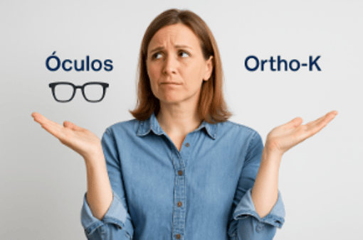 Ortho-K com Lentes DRL vs. Óculos: Miopia Controlada em 80%