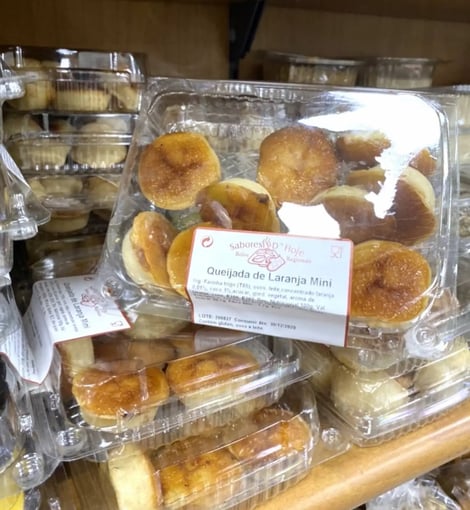 Queijadas de Laranja Miniaturas