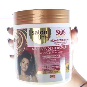 Imagem do produto Máscara Salon Line SOS Cachos Rícino e Queratina 500ml
