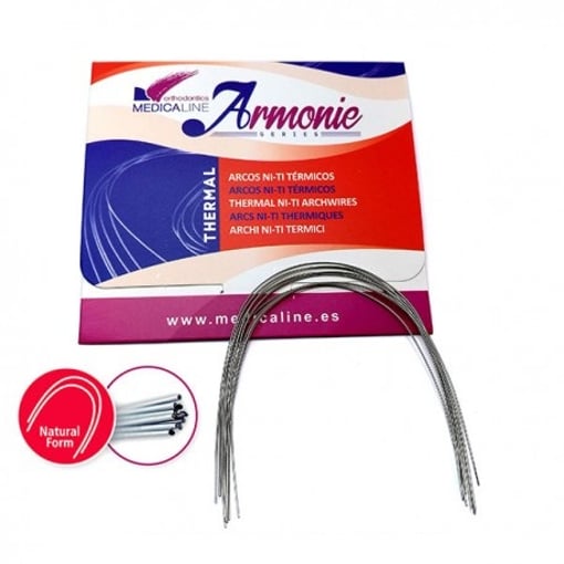 ARMONIE THERMAL Arco Ni-Ti 014 inf. Forma Natural (10 pcs)-224-412