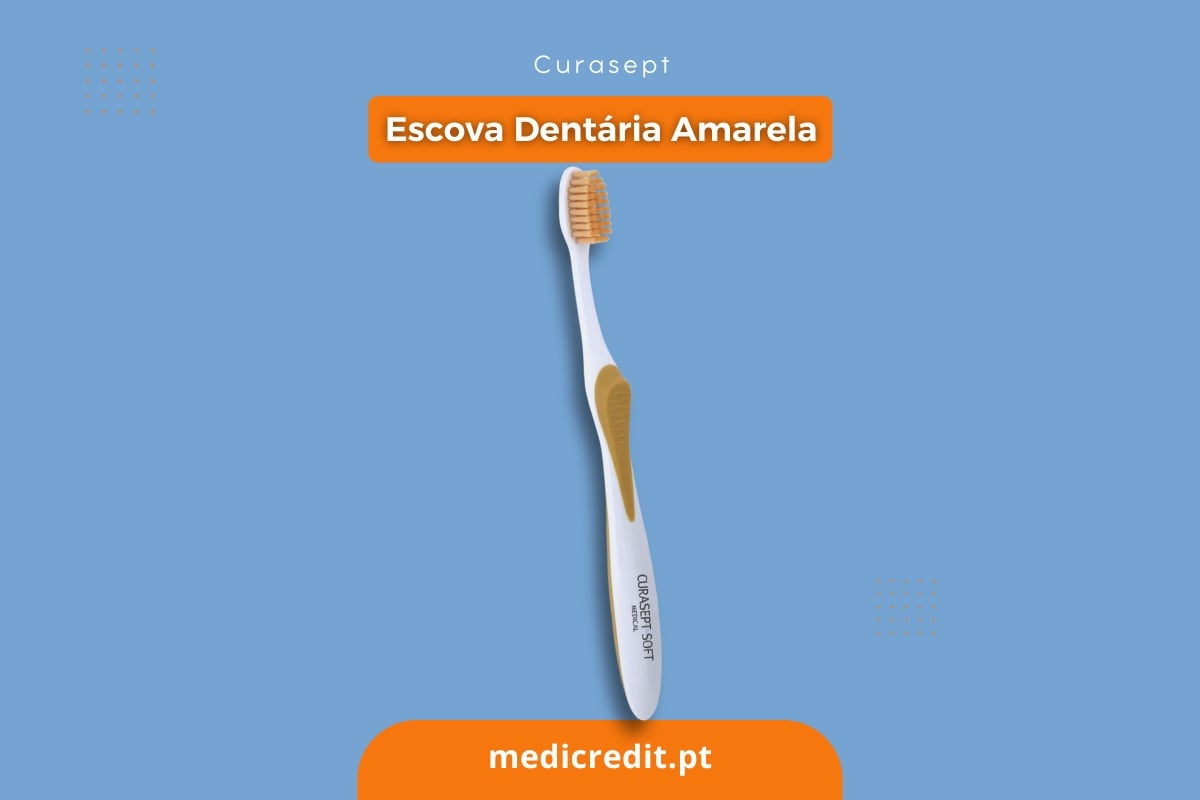 Escova Dentária Amarela Curasept – Cuidados Suaves
