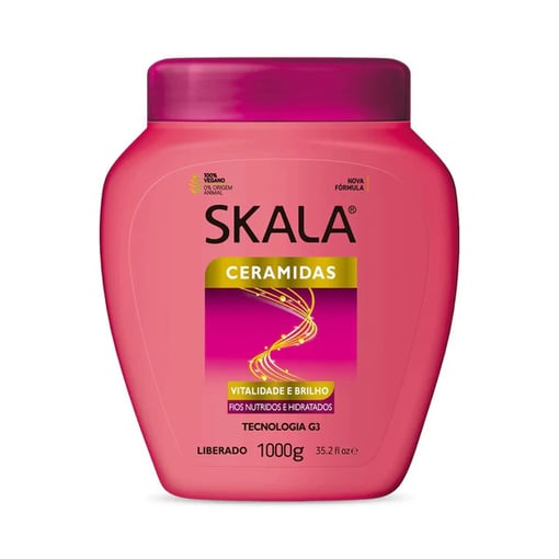 Skala Ceramidas - Vitalidade e Brilho para Cabelos 1000g