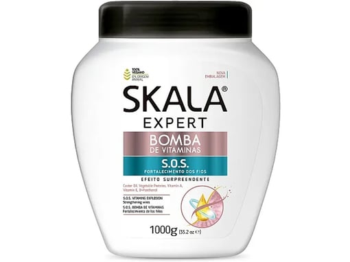 Skala Expert Bomba de Vitaminas S.O.S - Fortalecimento Fios 1000g