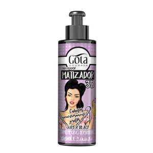 Imagem do produto Gota Dourada Matizador 3D Super Black 120ml – Brilho