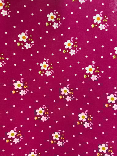 Plastificado Estampado Flores fundo Rosa