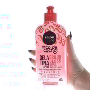 Imagem do produto Salon Line Gelatina Brilho Gloss Intenso Todecacho 310g