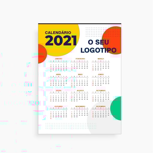 25 Calendários A3 c/ Baguete