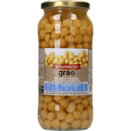 Frasco grão de bico 540g