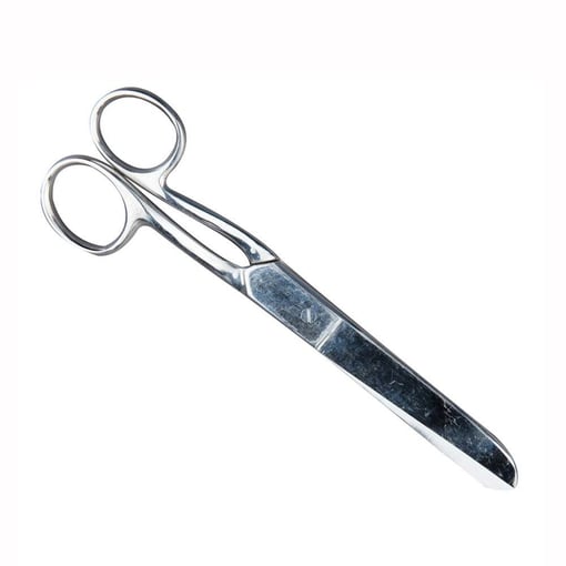 Tesoura P/Cortar Crinas Curva Inox-991-476