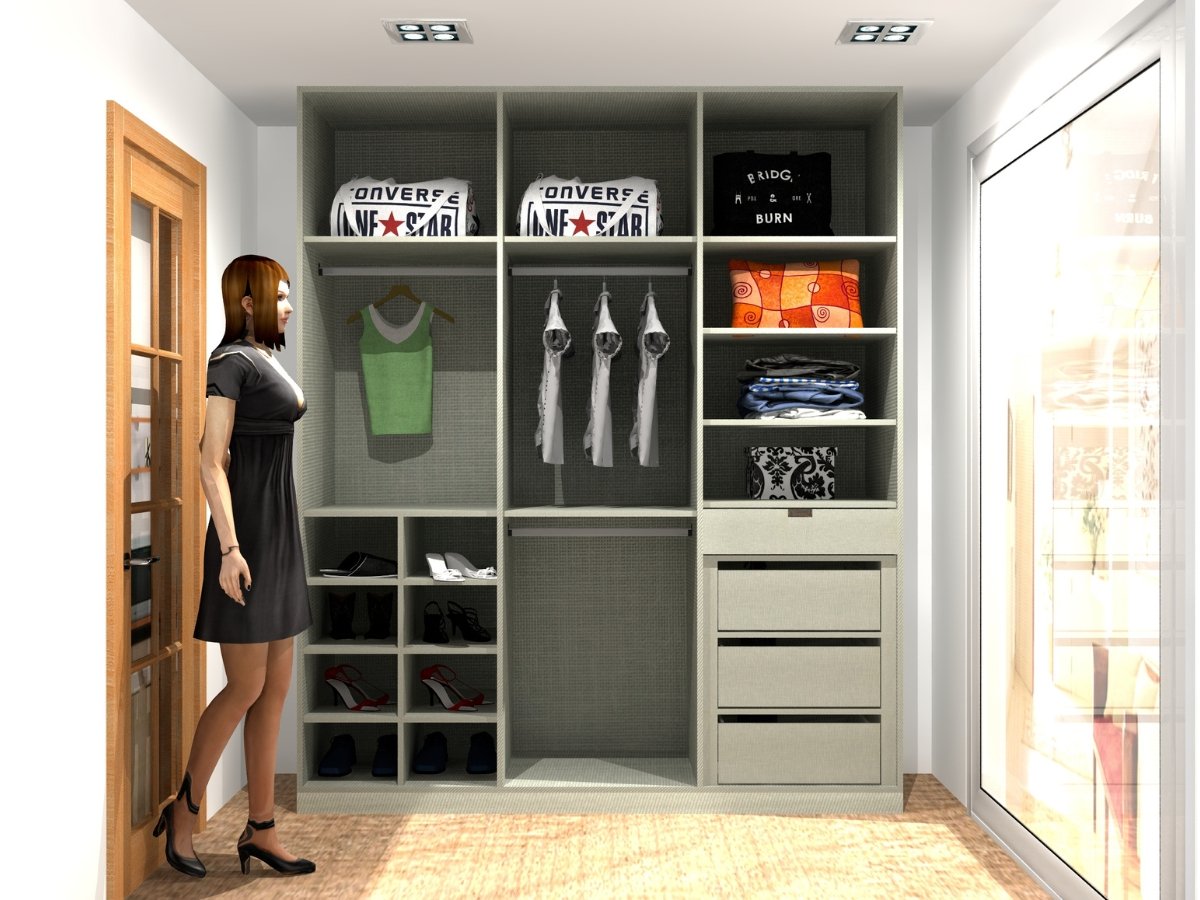 Closet Compacto com Design Personalizado