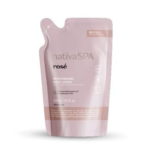Refil Loção Hidratante Nativa SPA Rosé 400ml - Pele Suave