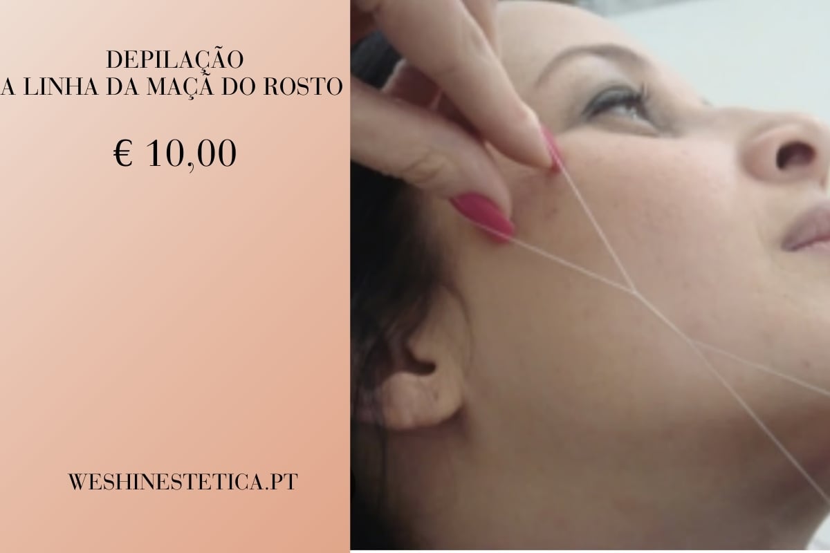 Depilação a Linha da Maçã do Rosto – Precisão e Delicadeza