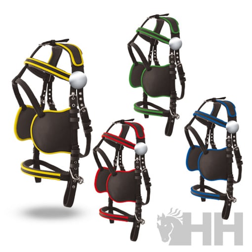 Cabeçada de Atrelagem Preta C/Debrum Hanover-1193-932