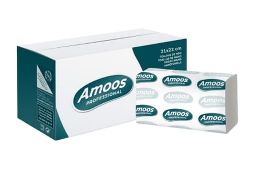 MAEA Toalhas de mão 2 folhas ZIG ZAG AMOOS (2840 uni)