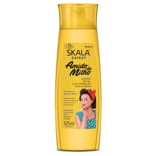 Skala Expert Amido de Milho - Shampoo Sem Sal 325ml