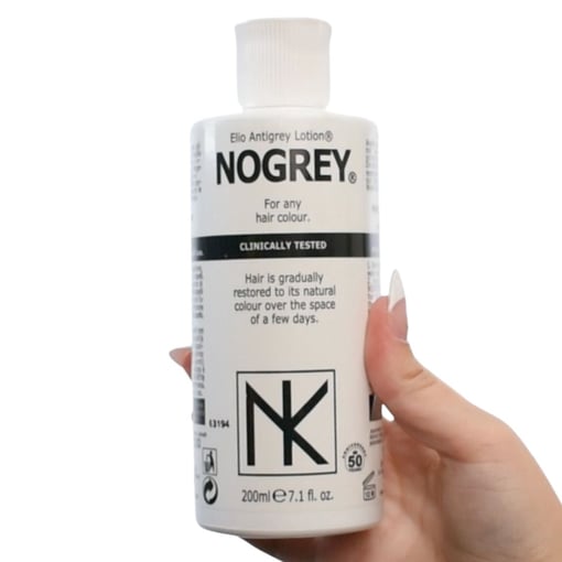 Loção Anti-Grisalhos Nogrey: Restaura Gradualmente a Cor Natural
