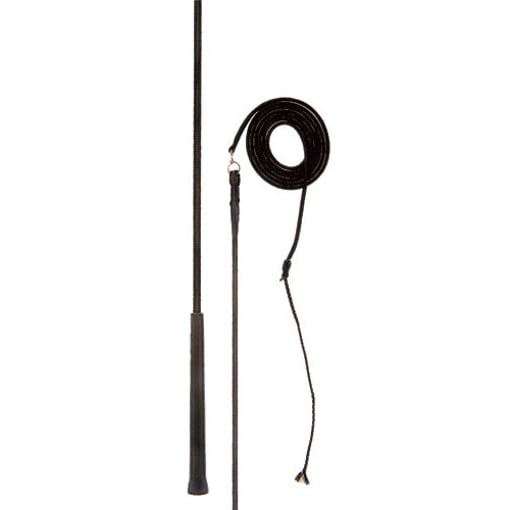 Imagem do produto Chicote Picadeiro C/Destorcedor Preto - 180cm
