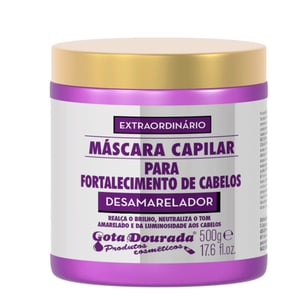 Imagem do produto Gota Dourada Máscara Fortalecimento Desamarelador