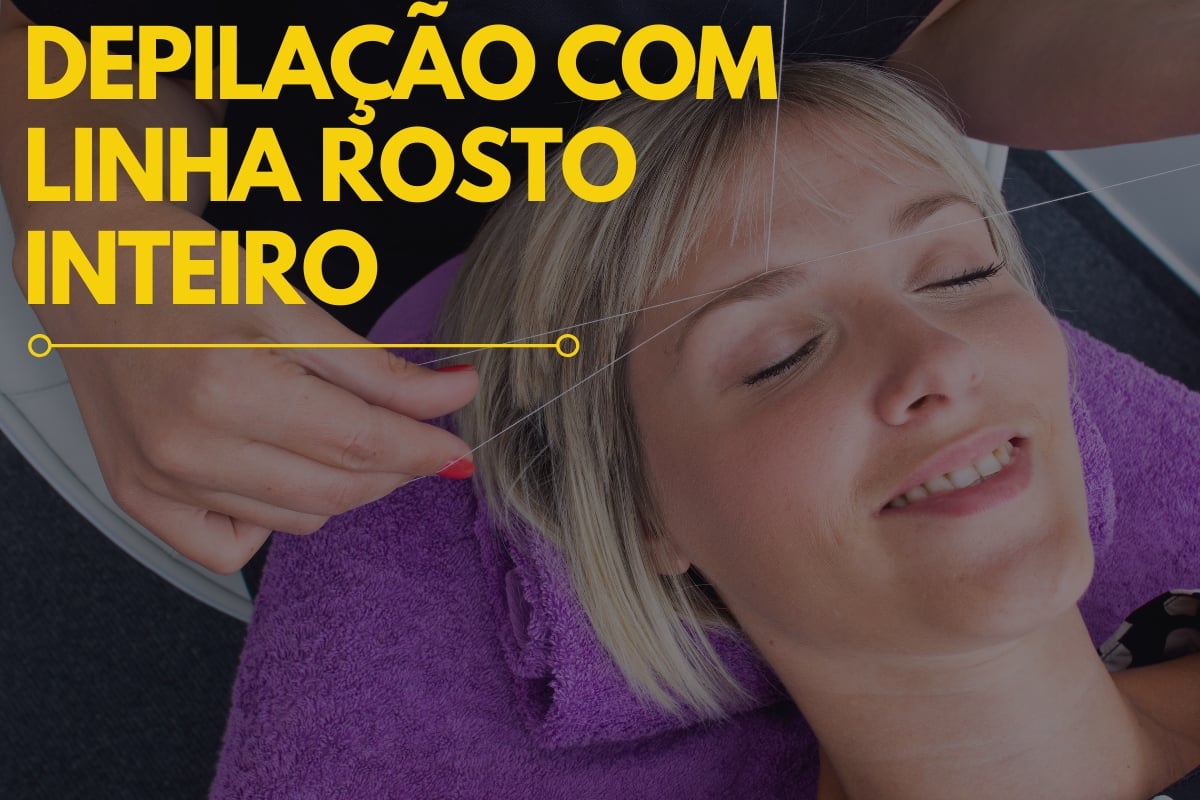Depilação a Linha do Rosto Inteiro: Suavidade e Precisão