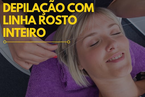 Depilação a Linha do Rosto Inteiro: Suavidade e Precisão