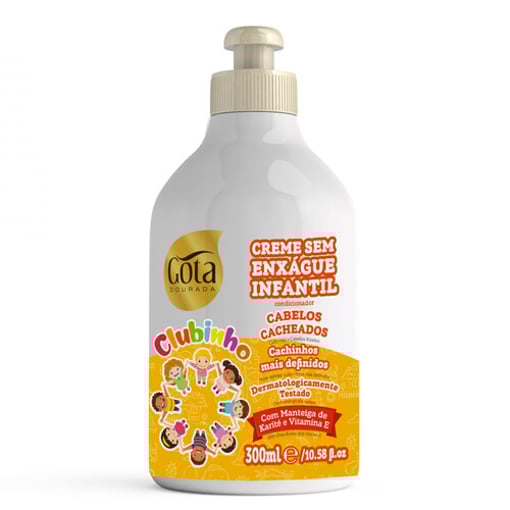 Gota Dourada Creme Pentear Clubinho Cacheados 300ml-605-255