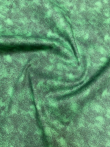 100% Algodão Poeira Verde