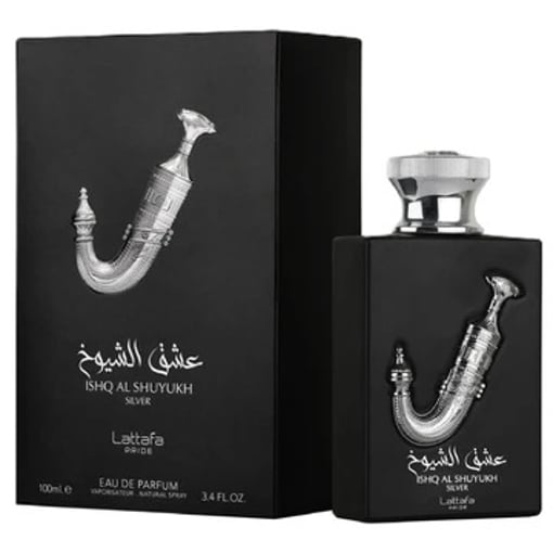 Ishq Al Shuyukh Silver Lattafa Pride Eau De Parfum 100ml