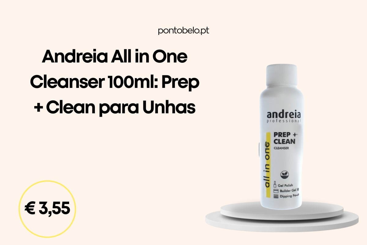 Andreia All in One Cleanser 100ml: Prep + Clean para Unhas