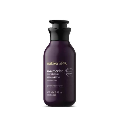 Imagem do produto Loção Desodorante Hidratante Corporal Nativa SPA Uva Merlot 400 m