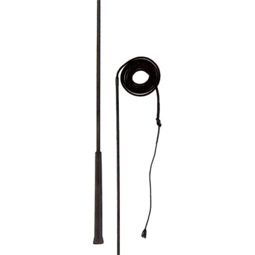 Imagem do produto Chicote Picadeiro Nylon Preto - 200cm