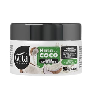 Imagem do produto Gota Dourada Nata De Coco Máscara Cabelo Danificado