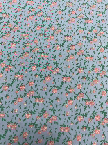 Tecido de Algodão Floral