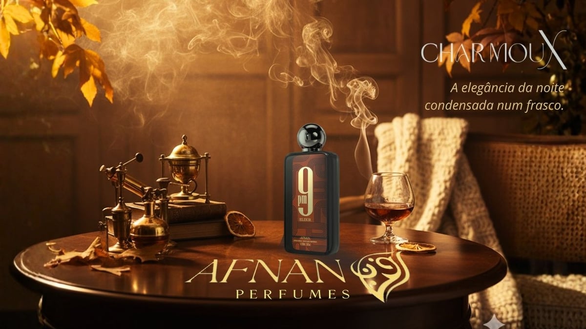 Afnan 9PM Elixir — O Encanto Magnético das Noites de Outono