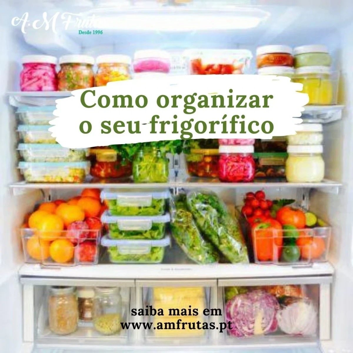 Como organizar o frigorífico da melhor forma