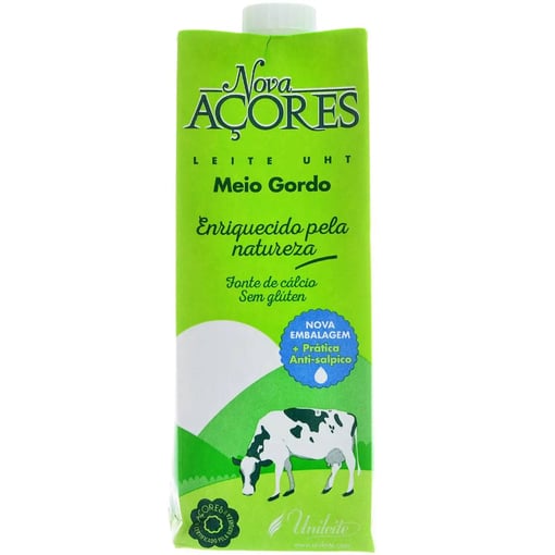 Leite Nova açores Meio Gordo