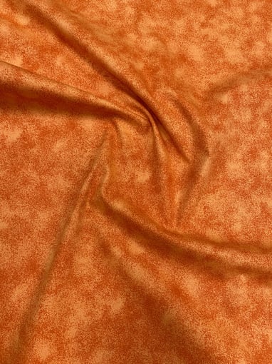 100% Algodão Poeira Laranja Seco