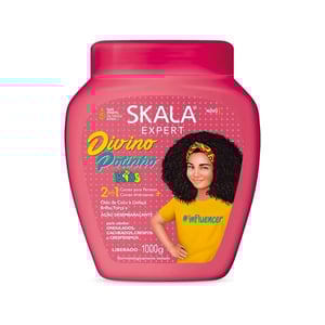Imagem do produto Skala Divino Potinho Kids 2 em 1 - Creme Pentear e Hidratar 1000g