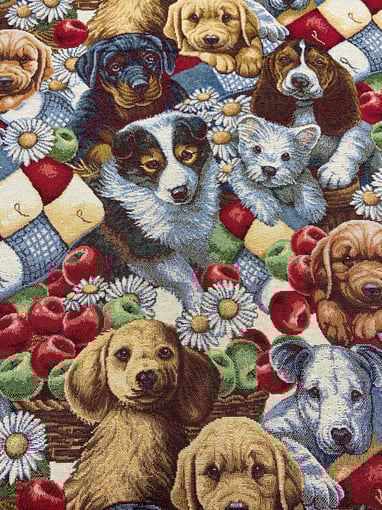 Gobelin Estampado Cachorros