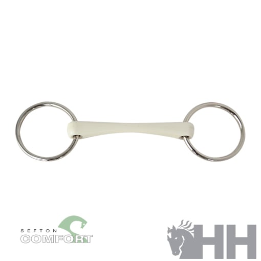 Bridão Argolas Comfort Embocadura Direita 18mm - Sefton-1036-382