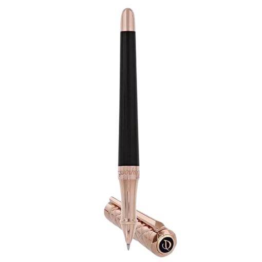 Caneta Rollerball S.T. Dupont Liberté Black And Rose Gold