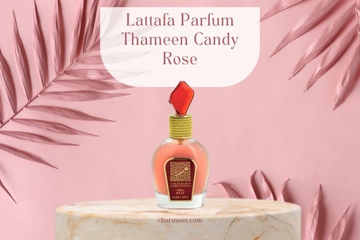 Lattafa Thameen Candy Rose EDP 100ml – Doçura e Sofisticação