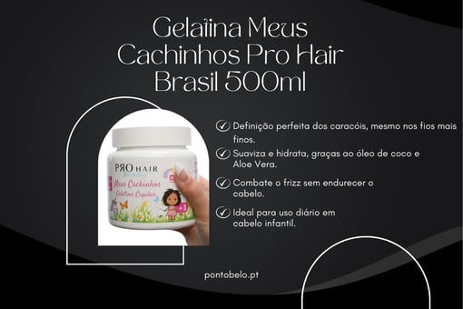 Gelatina Meus Cachinhos Pro Hair Brasil 500ml