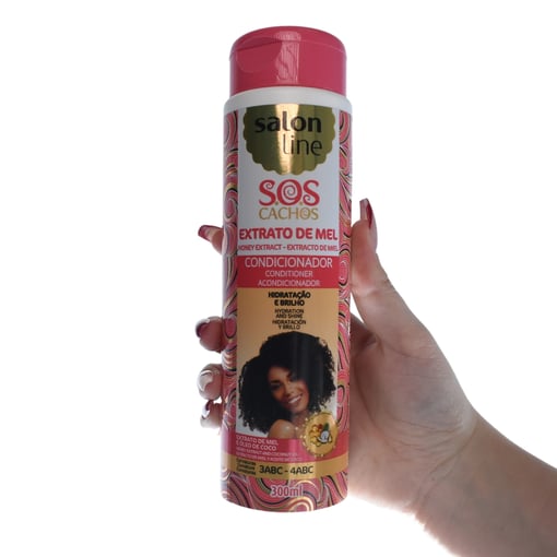 Salon Line S.O.S Cachos Shampoo Mel Cachos Intensos 300ml-852-251