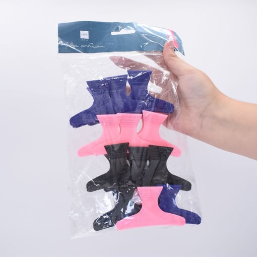 Grampos de Plástico Colorido Labor - 12 Peças